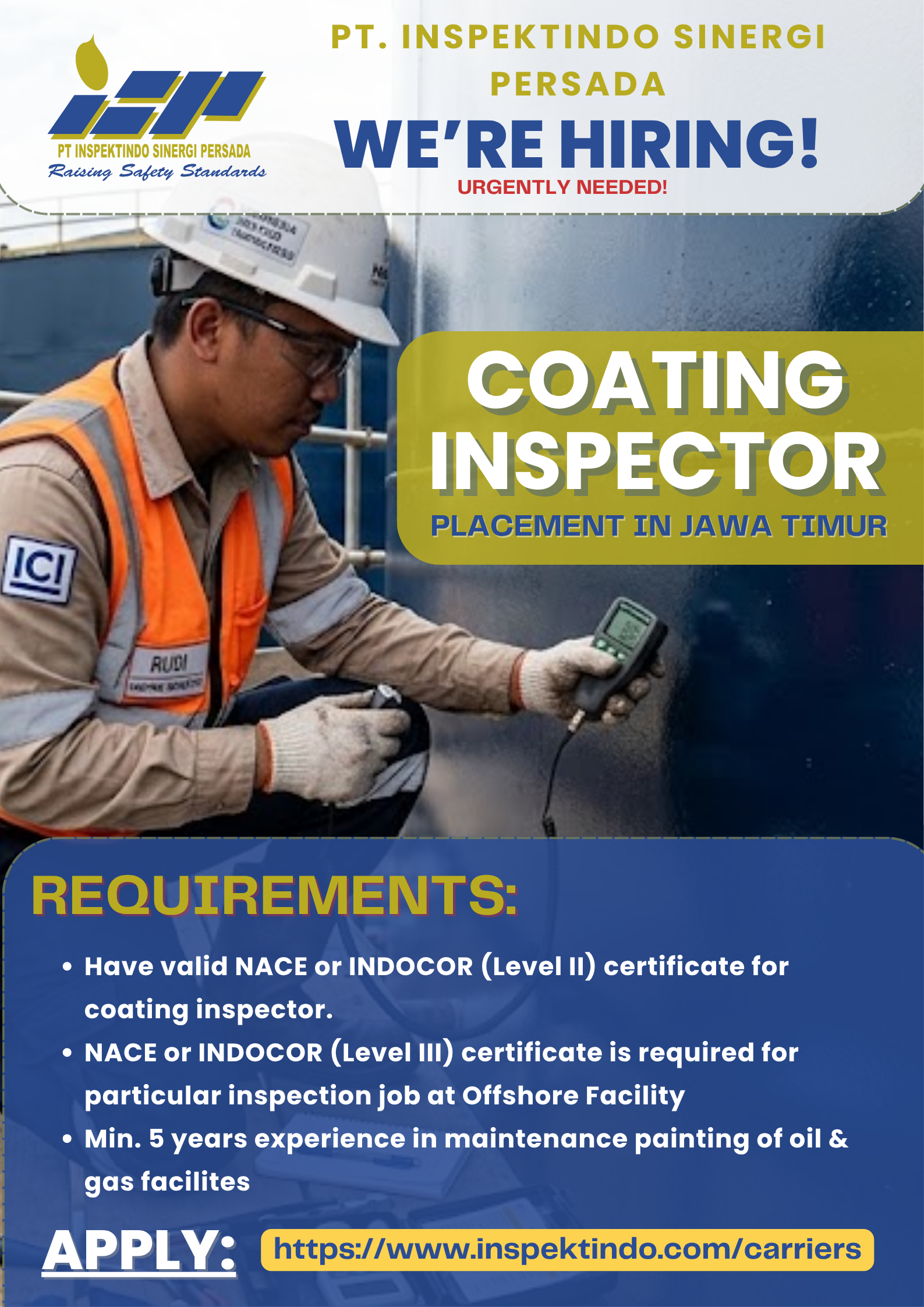 COATING INSPECTOR - JATIM